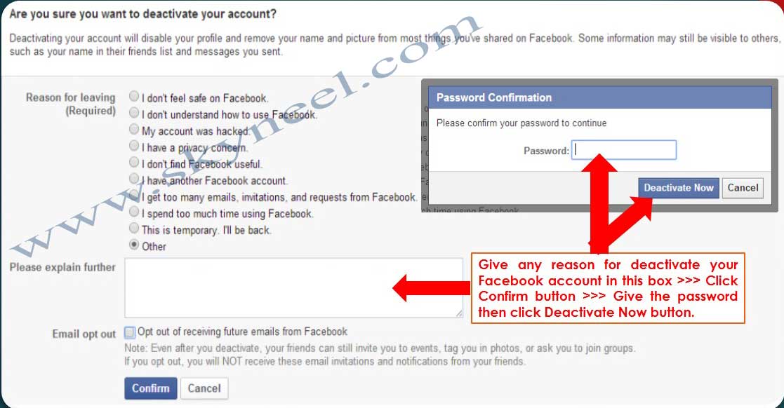 Easy Way to Permanent Delete Deactivate Facebook Account Knowledge