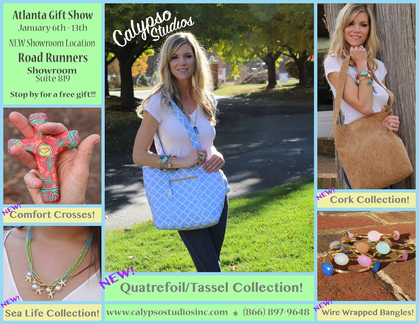 Calypso Studios Atlanta Gift Show!! NEW Showroom Location! Road