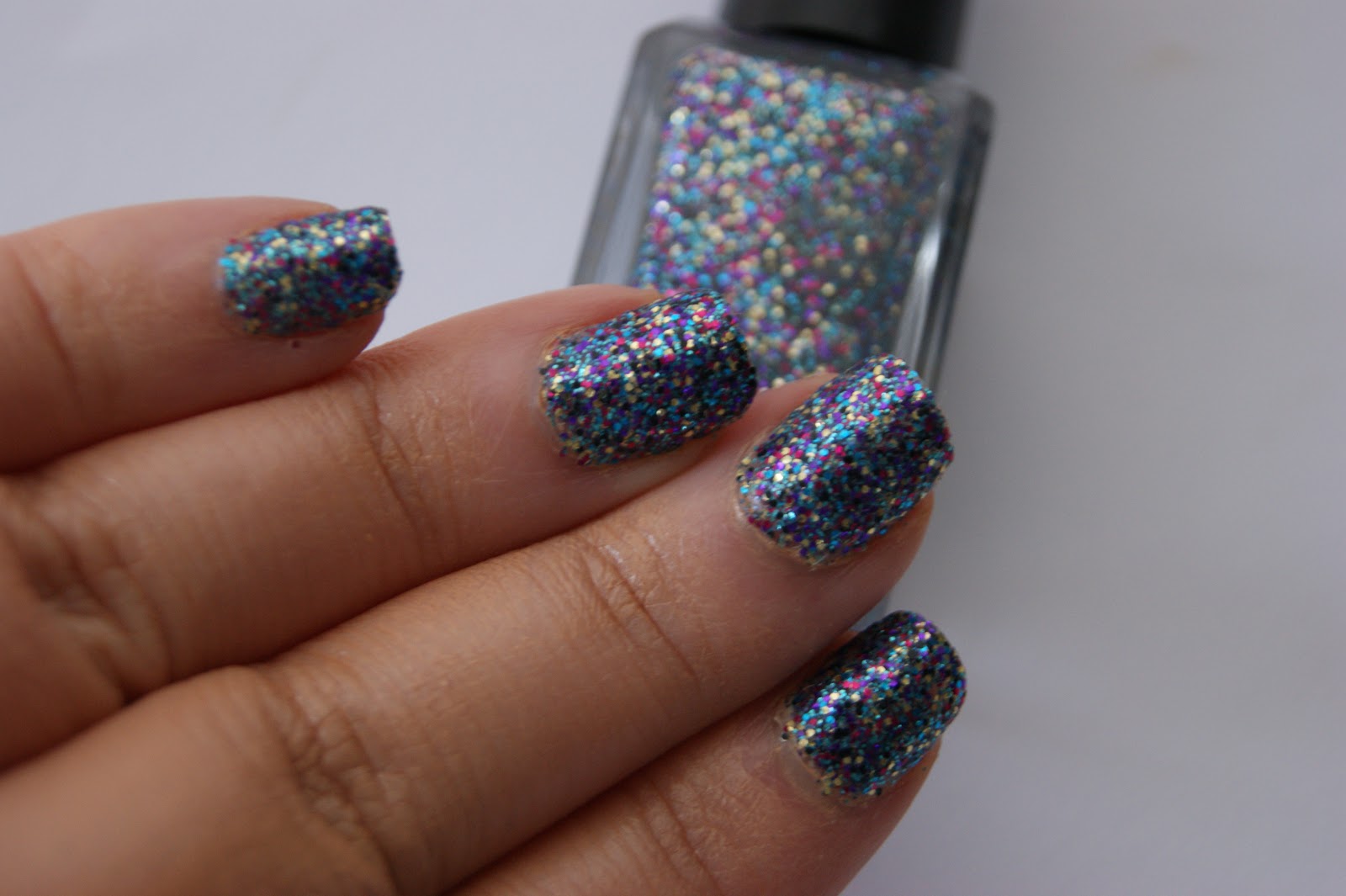 Barry M Jewel Glitter Nail Paint in Amethyst Review The Sunday Girl