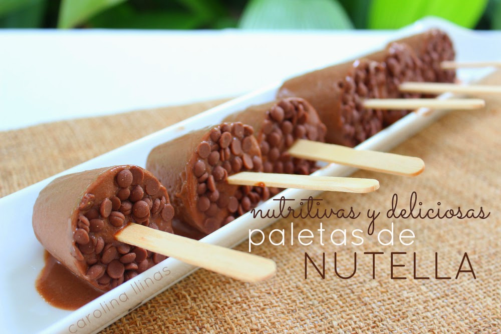 Artividades Súper nutritivas y deliciosas paletas de Nutella.