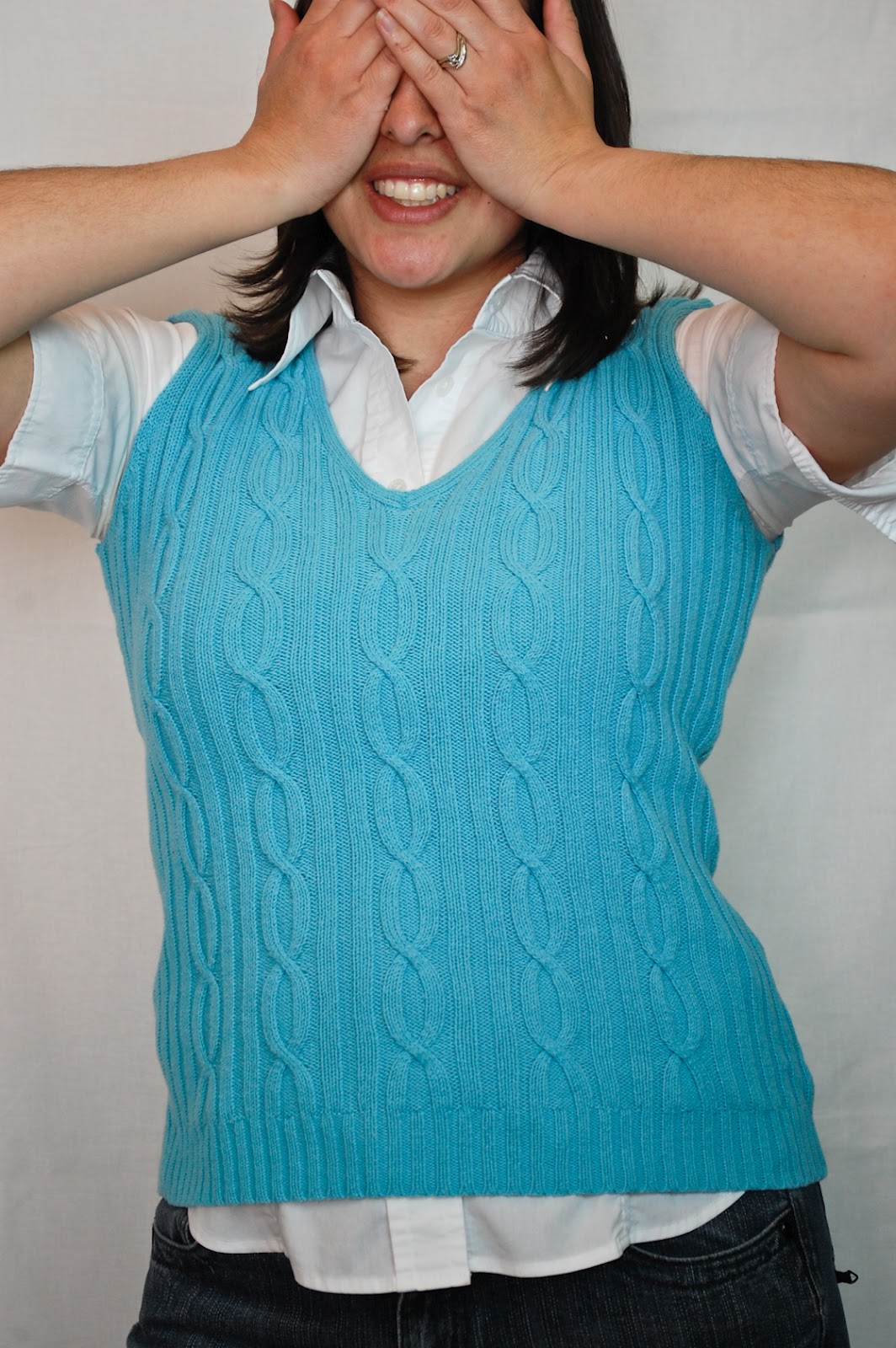 UpCycled Sweater Series Part 4 Sweater Vest and Infinity Scarf