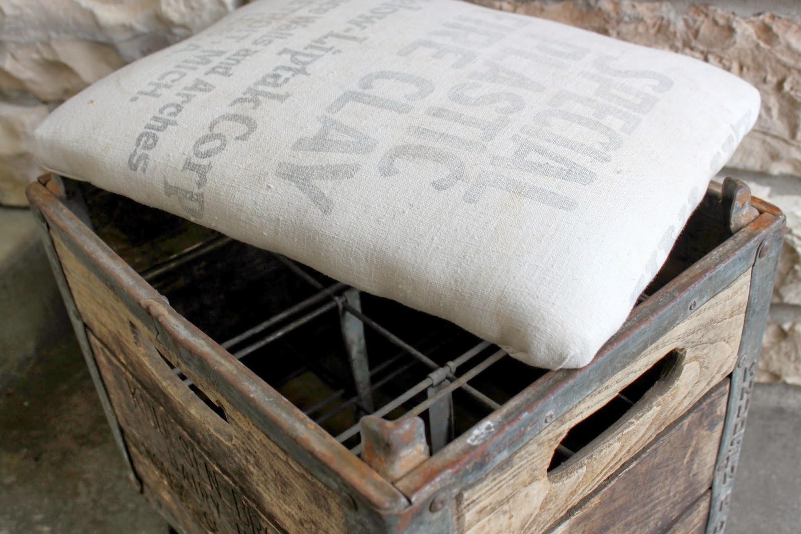 Namely Original Milk Crate Ottoman