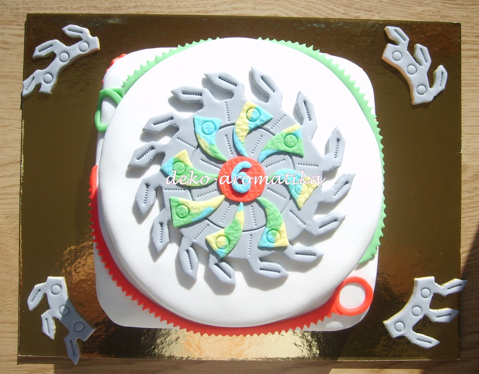 DekoAromatika Beyblade pasta & Şeker hamuru süsleme ipuçları 4