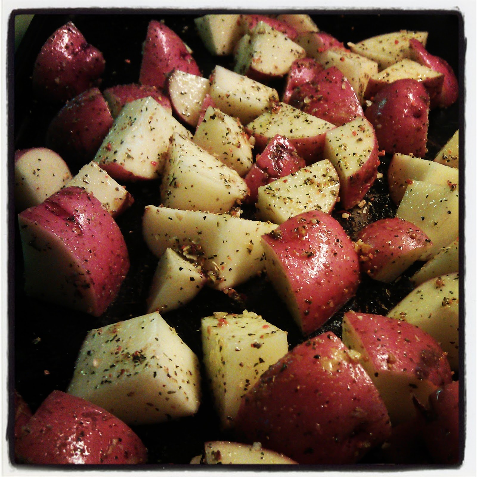 Baked Home Fries ForksToFeet