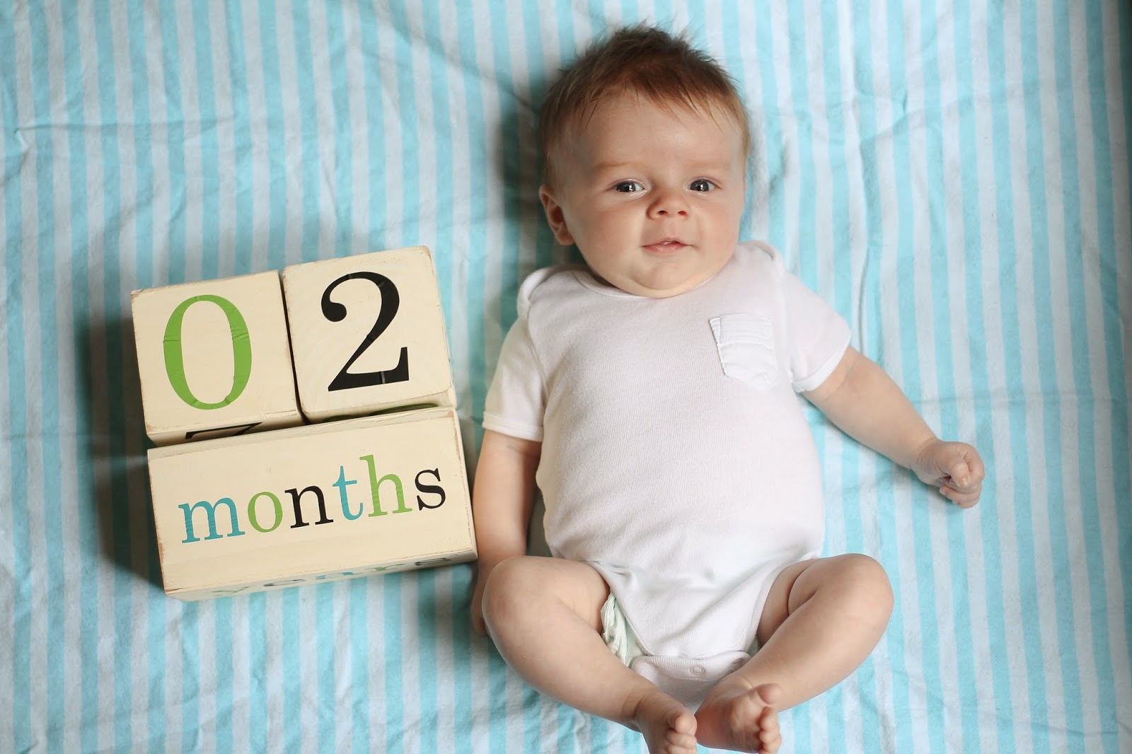 two month old baby boy