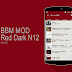 BBM MOD Red Dark N12 - BBM Official 2.9.0.51