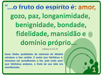 FRUTO DO ESPIRITO É