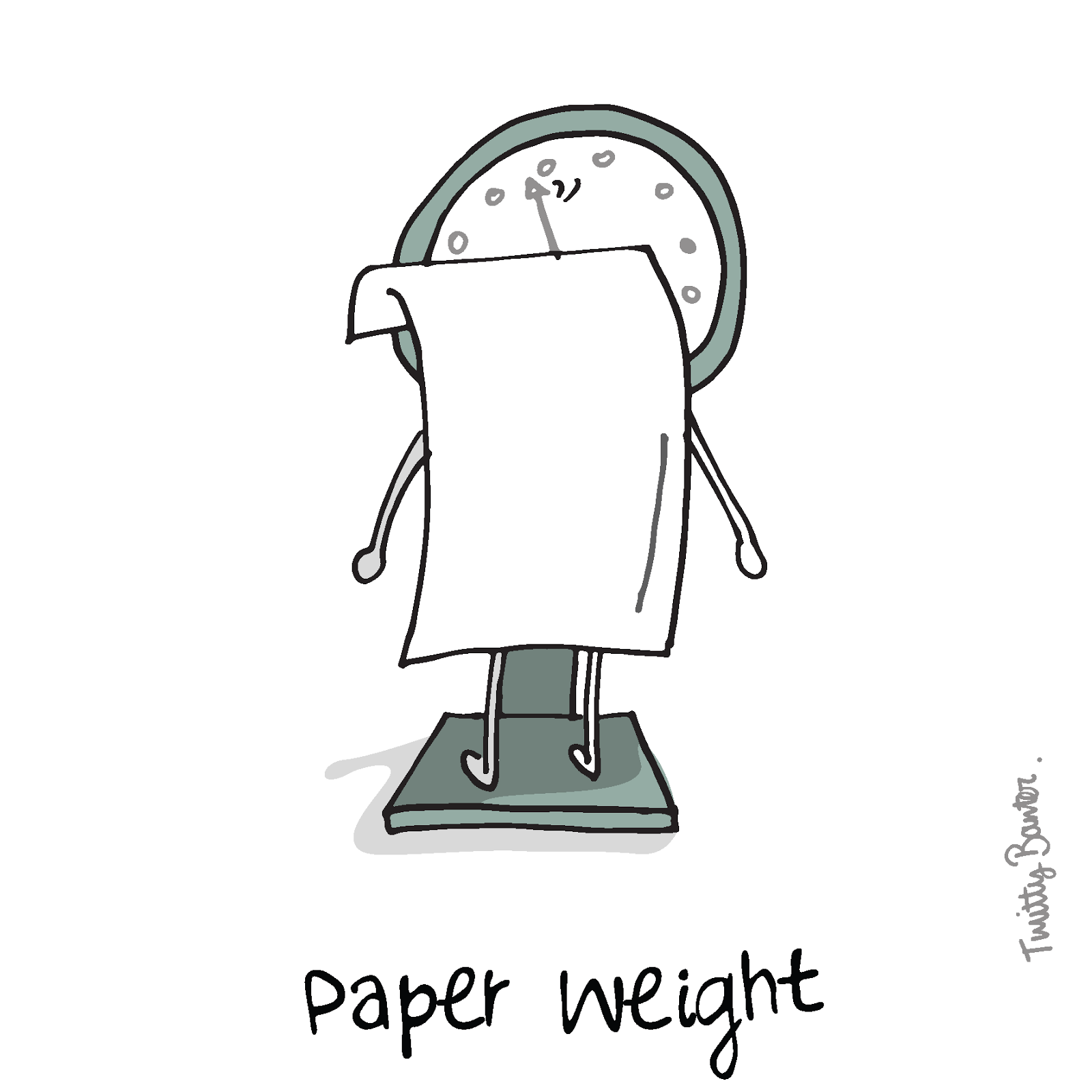 Twitty Banter Paper Weight