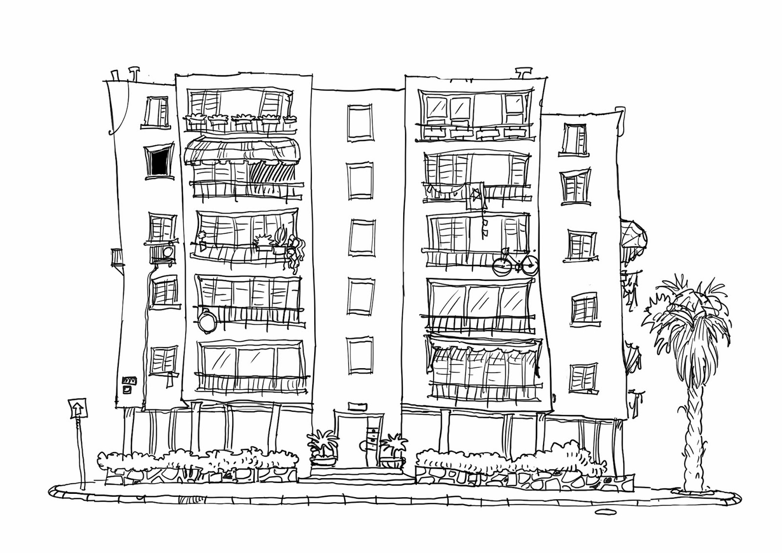 how to draw a apartment building | My Web Value how to draw a apartment building | My Web Value