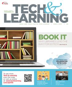 Tech & Learning. Ideas and tools for ED Tech leaders 35-09 - April 2015 | ISSN 1053-6728 | TRUE PDF | Mensile | Professionisti | Tecnologia | Educazione
For over three decades, Tech & Learning has remained the premier publication and leading resource for education technology professionals responsible for implementing and purchasing technology products in K-12 districts and schools. Our team of award-winning editors and an advisory board of top industry experts provide an inside look at issues, trends, products, and strategies pertinent to the role of all educators –including state-level education decision makers, superintendents, principals, technology coordinators, and lead teachers.