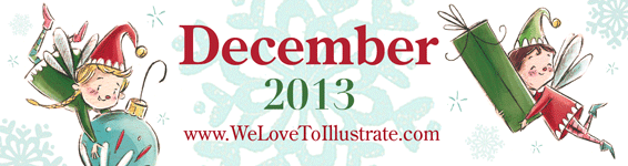 December banner art by: Jennifer