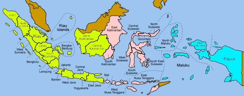 GAMBAR PERBEDAAN WAKTU &amp; PEMBAGIAN ZONA WAKTU INDONESIA