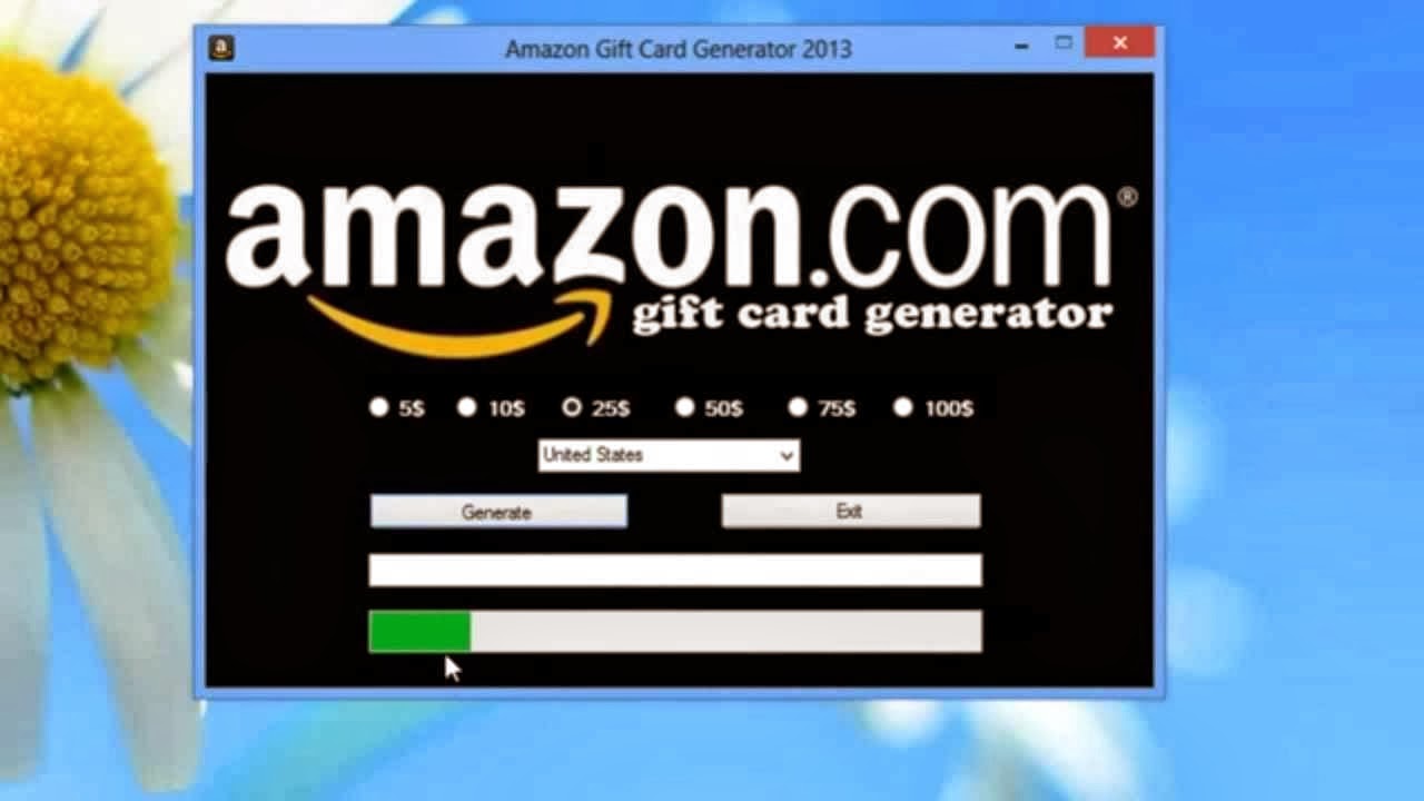 amazon gift card generator no download