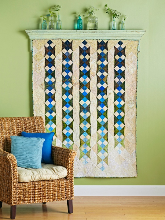The Chronicles of Home {DIY} How to Hang a Quilt