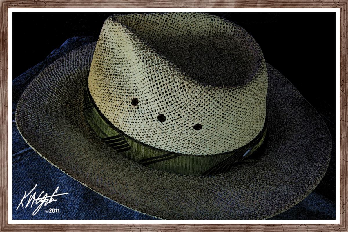 gatzkART! Straw Hat Dress Shoes PhotoPaint Painter 11