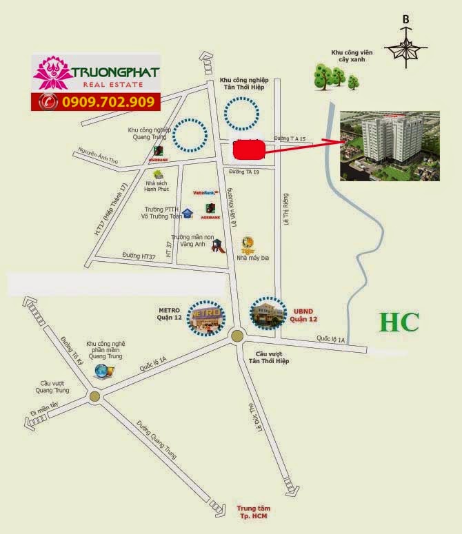 Căn hộ quận 12 , tháng 5 giao nhà, thanh toán 5% ký hợp đồng giá 670 triệu - 5