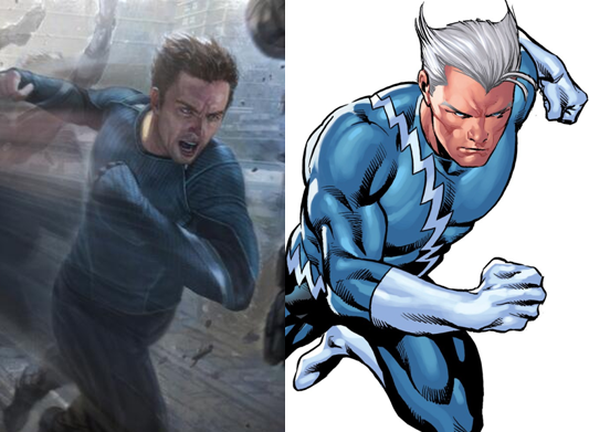 New Avengers Age Of Ultron Set Photos Reveal Hawkeye Quicksilver Scarlet Witch And Ultron In Action Turbo Exp