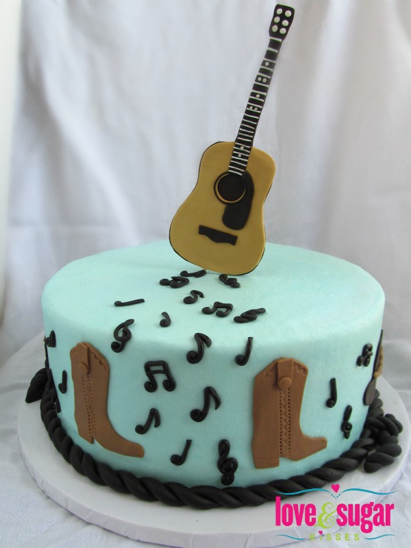Groom's Cake countrycake1 Wedding Inspiration: Musical Grooms Cakes