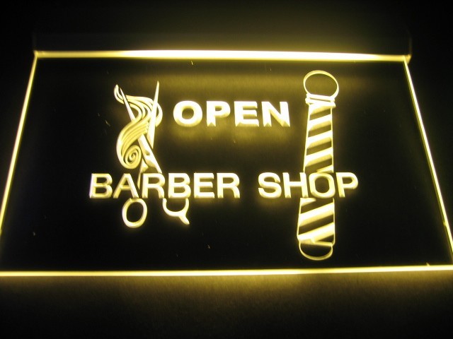 Barber Necklace Galleries: Barber Open Sign