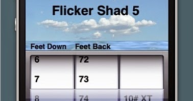 Flicker Shad Depth Chart