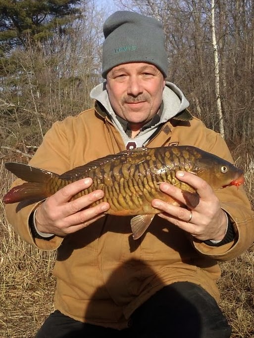 Rhode Island Carp Fishing RI CAGer Scores in FFF on Jan.1!