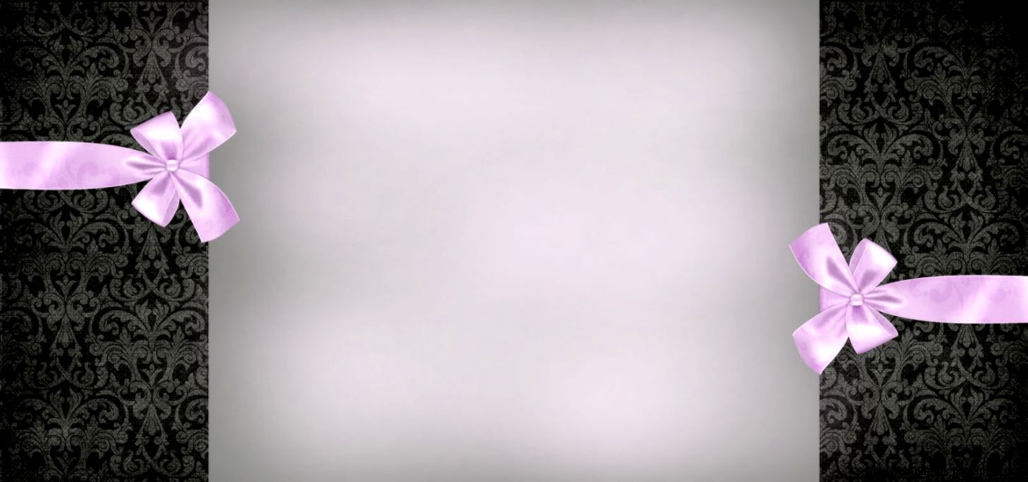 Free Pretty Purple Bow Backgrounds For PowerPoint Border and Free Pretty Purple Bow Backgrounds For PowerPoint Border and