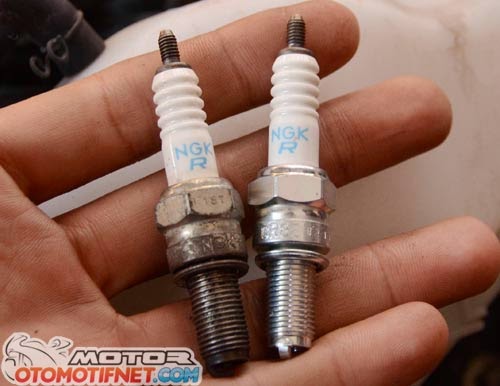 Substitusi Busi Ninja 250 Menggunakan Milik Yamaha Vixion