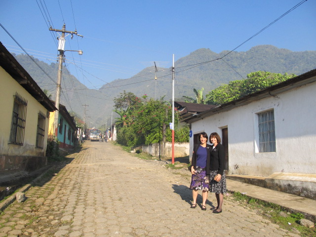 road in front of our house