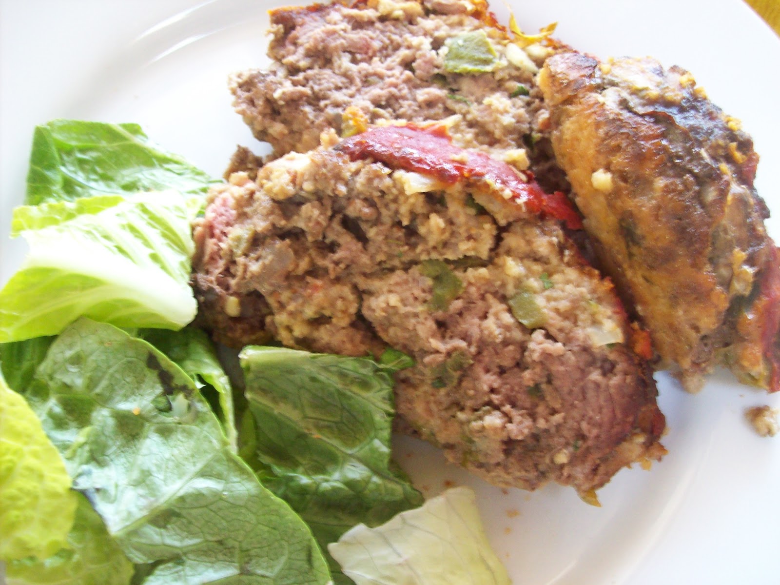 red or green? meatloaf with green chile