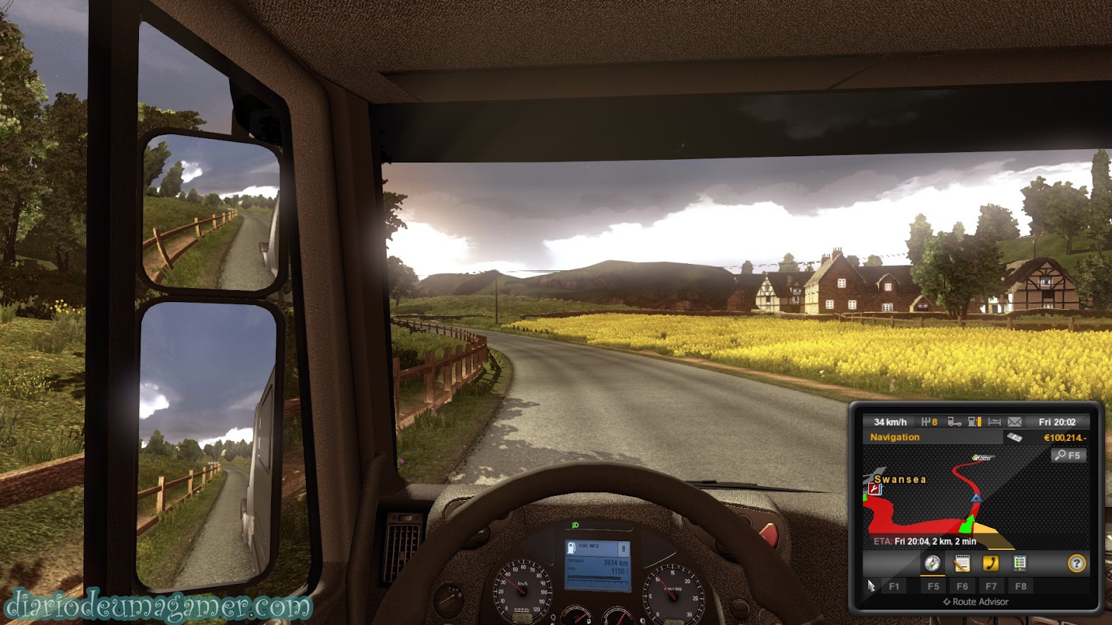 Jogo de caminhão - Euro truck simulator 2 