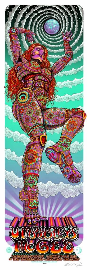 Inside the rock poster frame blog: emek umphrey's mcgee atlanta new years eve poster release INSIDE THE ROCK POSTER FRAME BLOG: Emek Umphrey's McGee Atlanta New Years Eve Poster Release