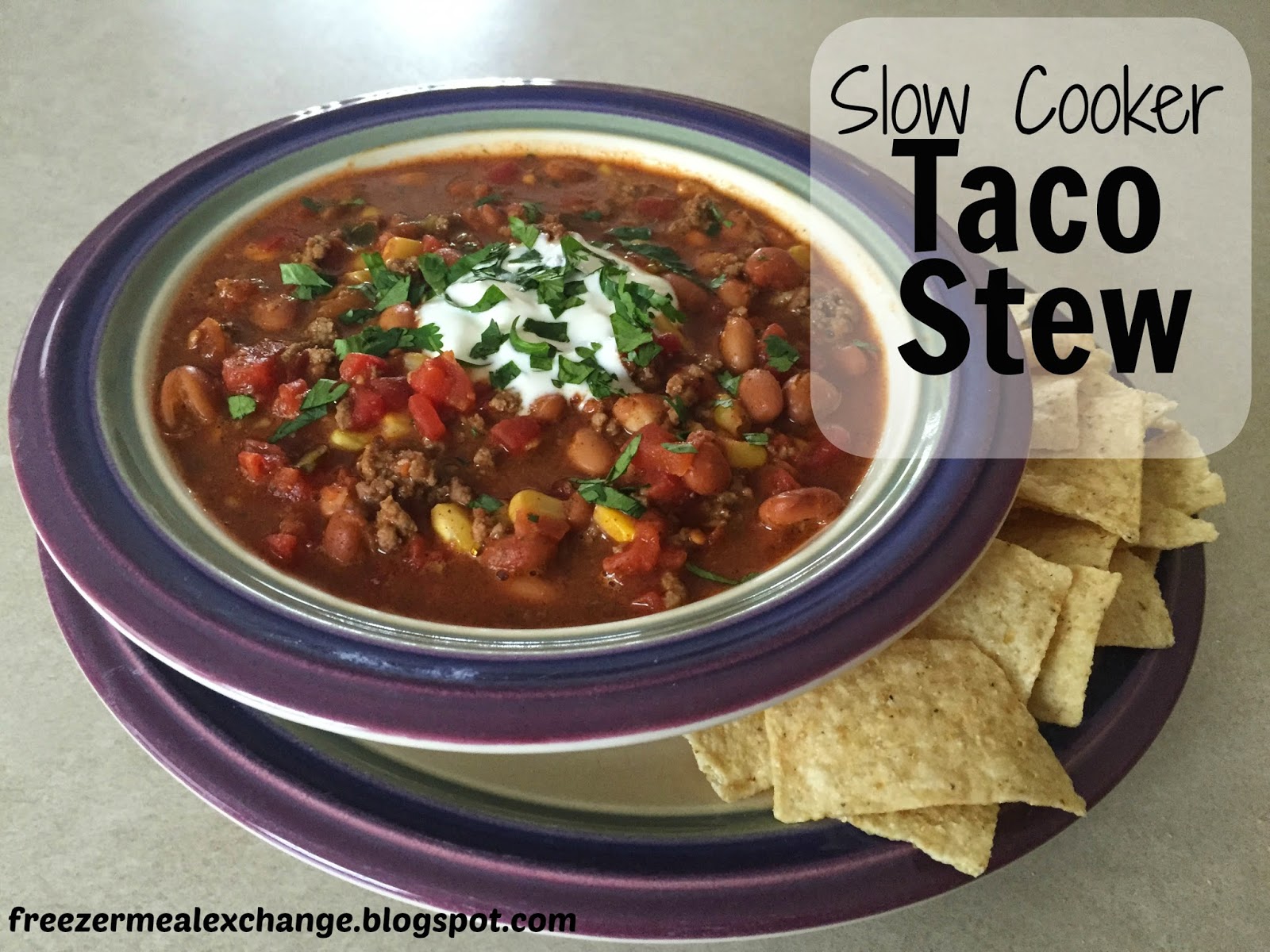Freezer Meal Exchange Club Taco Stew