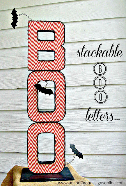 BOO Halloween Letters