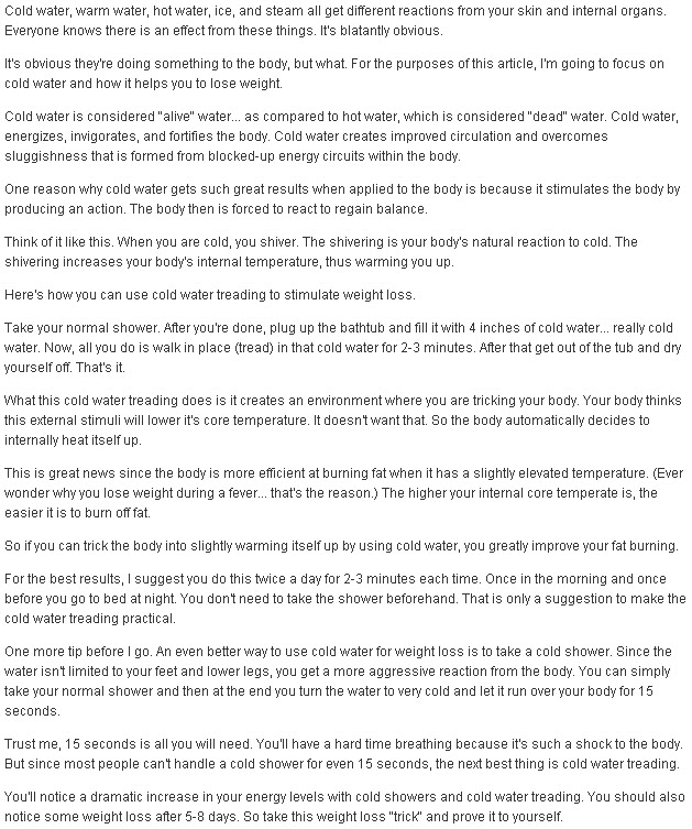 Cold Shower Weight Loss Is it Good or Bad William Weight Loss