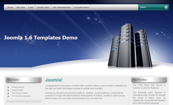 Free Web Hosting Blue Joomla Theme Template Free Web Hosting Blue Joomla Theme Template
