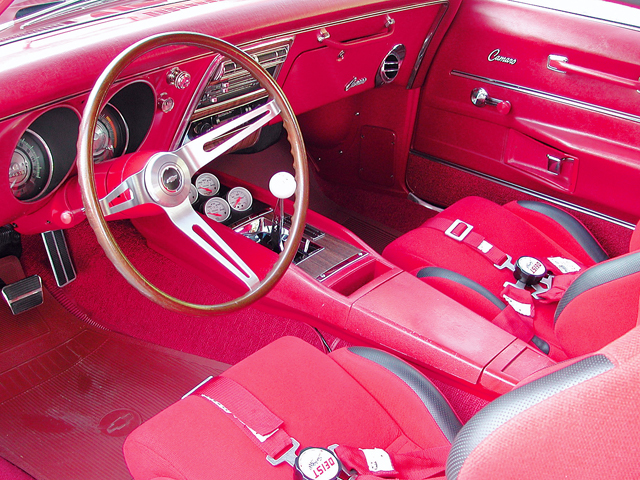 1968 Camaro Red Interior Style Colour