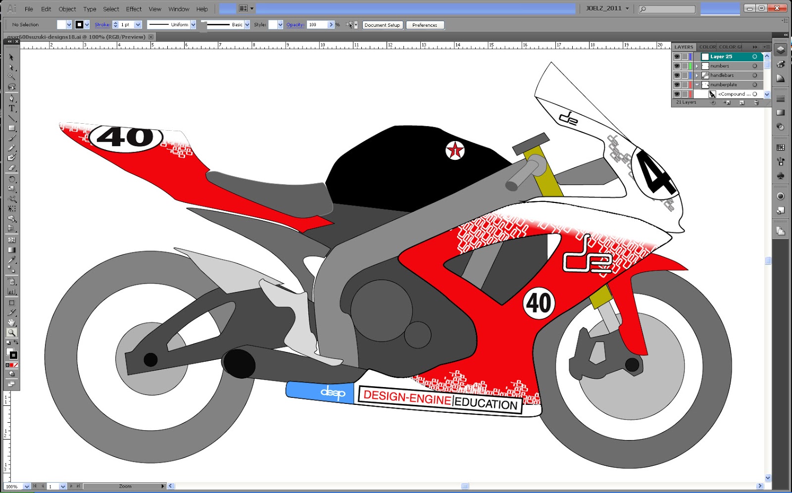 Motorcycle Decal