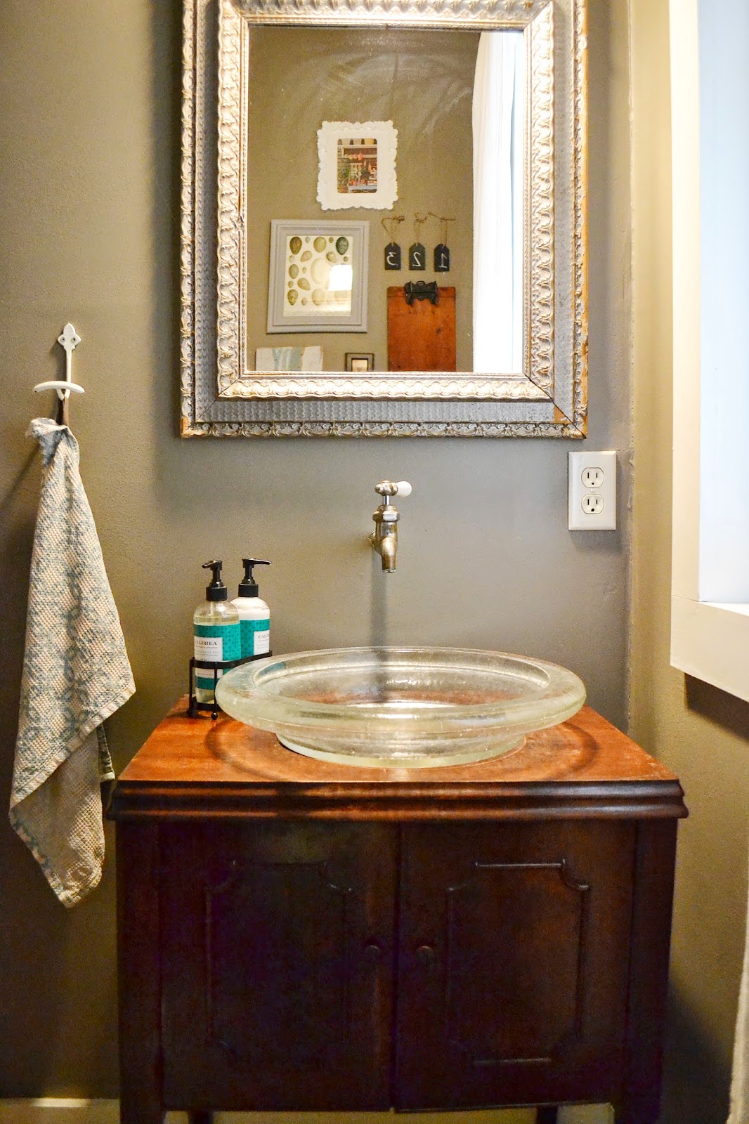 Home Serene Home An eclectic bathroom collage