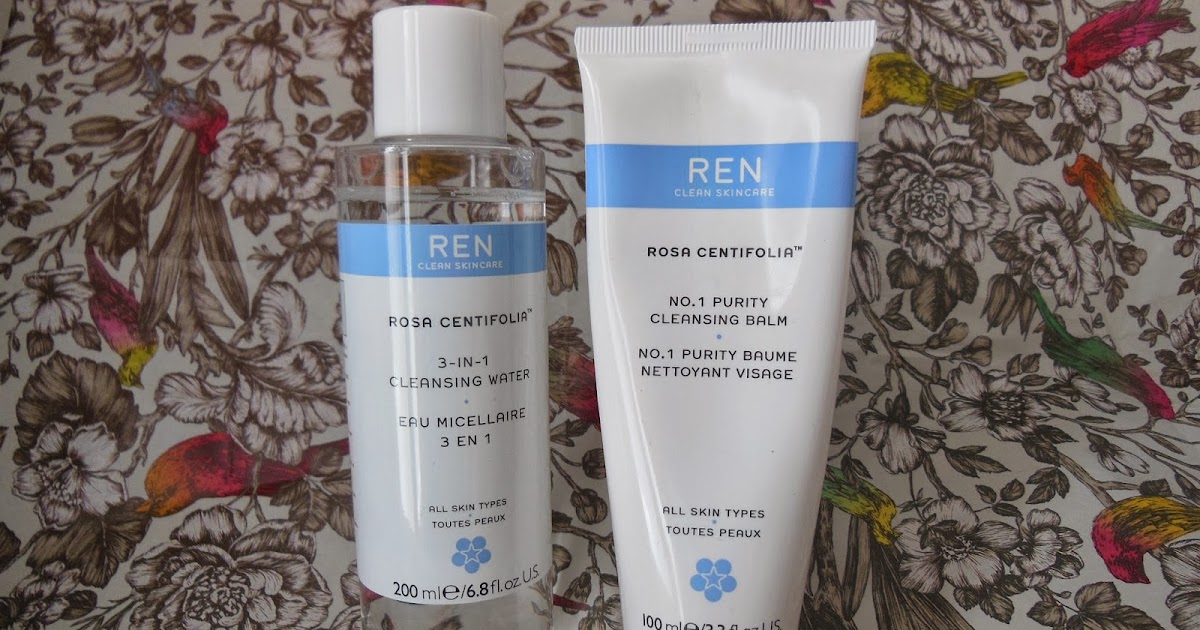 REN Rosa Centifolia Cleansing Balm and Micellar Water review Tales of a Pale Face UK beauty blog