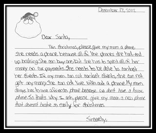Confessions of a Teaching Junkie: Dear Santa and a Christmas Gift for Parents