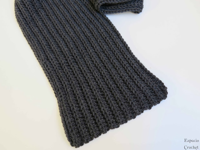 Otra bufanda de crochet