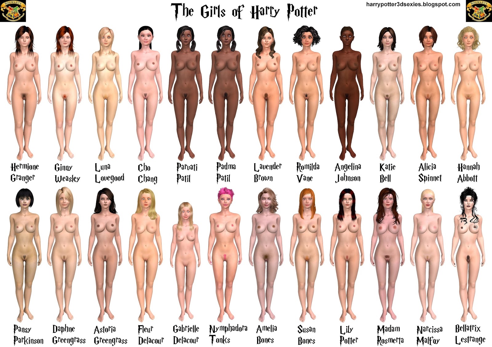 Harry Potter Girls Naked