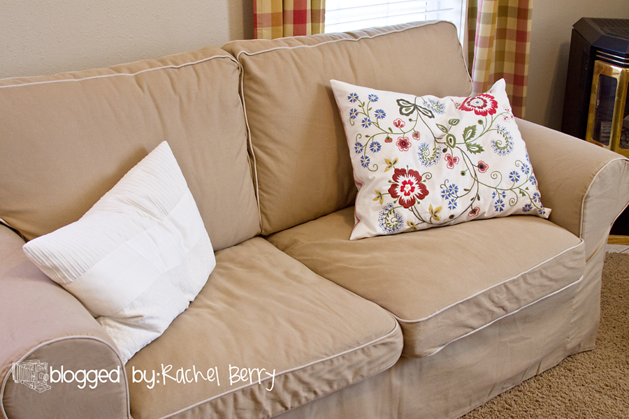 The Rachel Berry Blog { New Couches Ikea Ektorp Style }