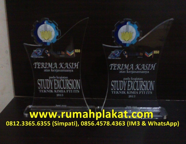 Souvenir Cinderamata Akrilik untuk Ucapan Terima Kasih