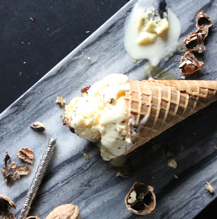Ice Cream Bar Maple Walnut + Bacon Ice Cream + Waffle Cone Poppytalk Bloglovin’