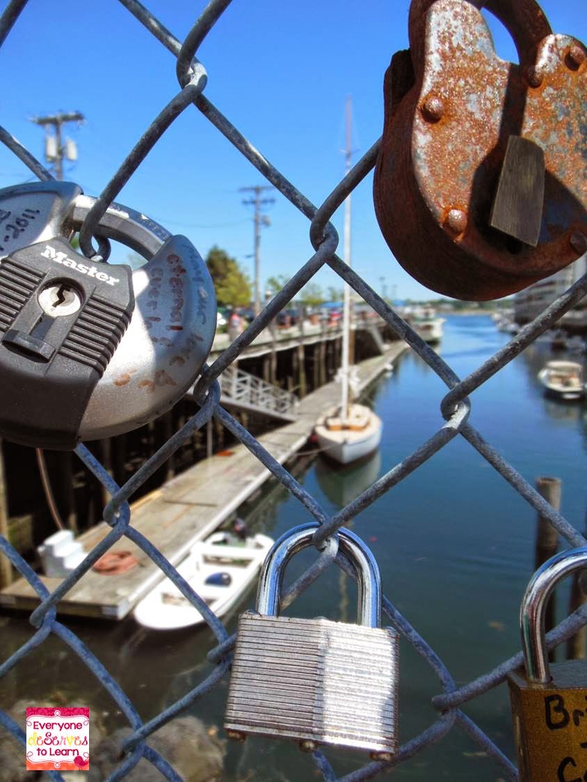 Love Lock Bridge, Portland Wordless Wednesday Everyone Deserves to Learn