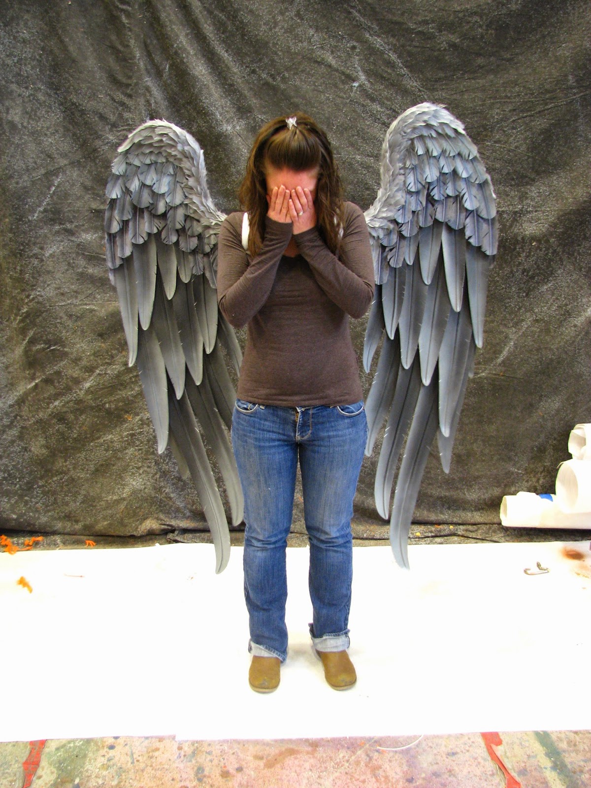 danielle hurley design TruWings Hawk Girl Wings Weeping Angel