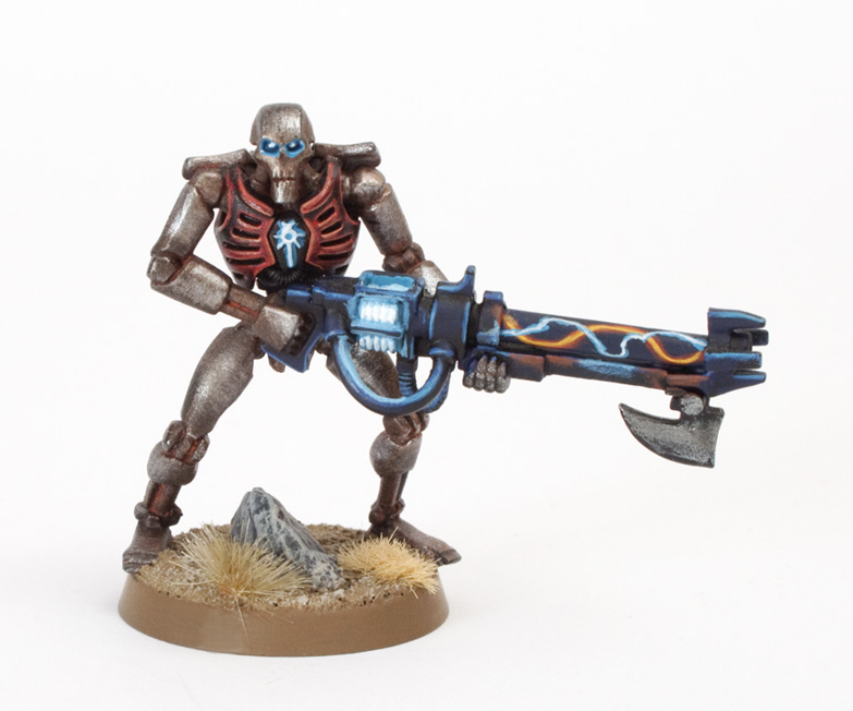 Garfy's Necrons Paint Scheme and Fluff Tale of Painters