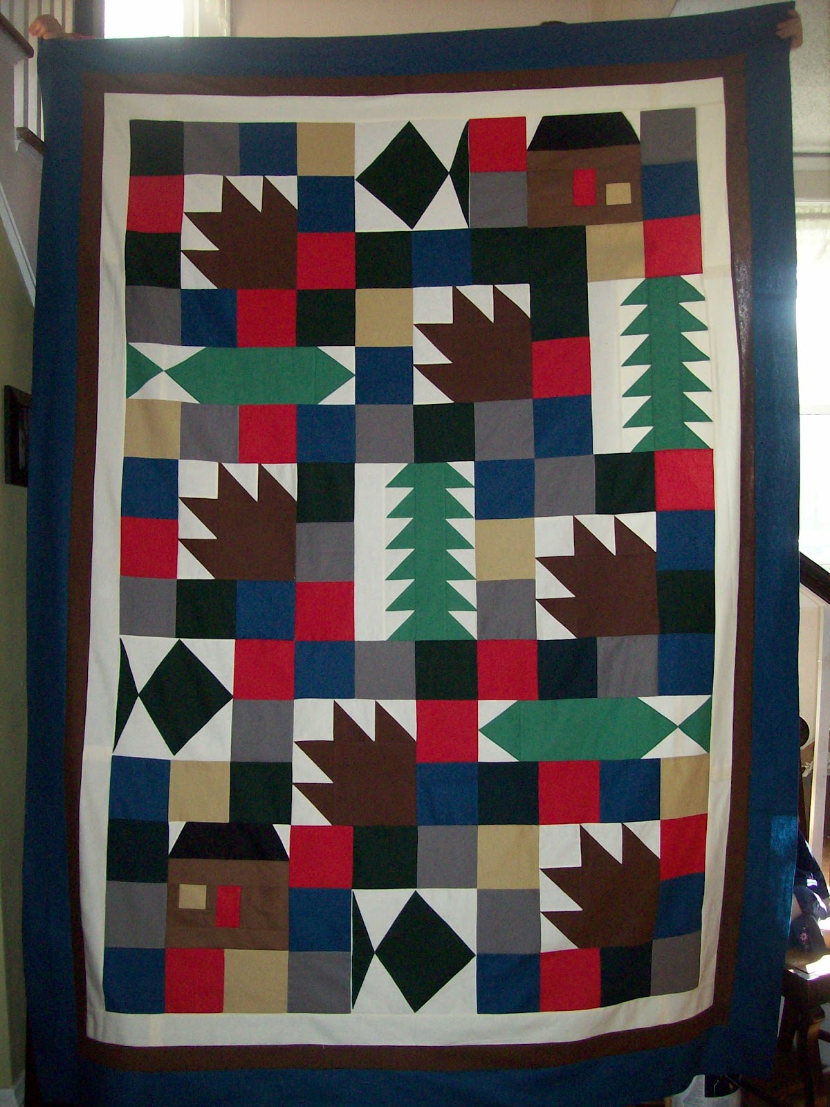 Quilt Doodle Doodles... Bear Tracks... It's quilted!