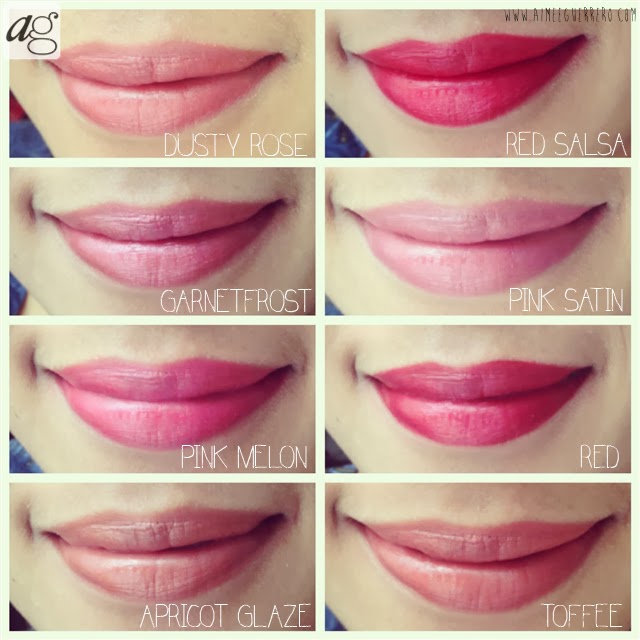 8 shades of mary creme lipstick reviews aimee guerrero mary lipstick color chart
